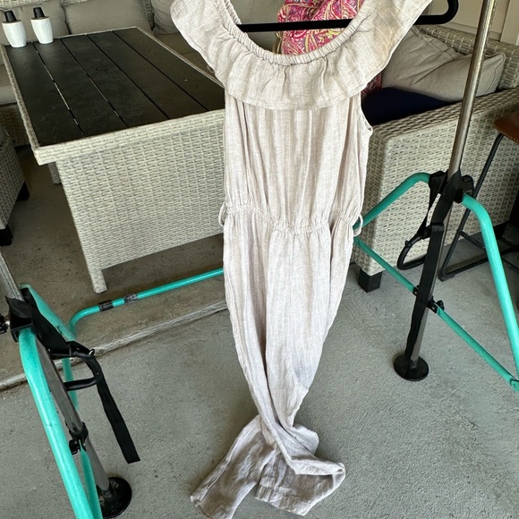 Universal Thread Pants - Universal Thread Cream Jumpsuit